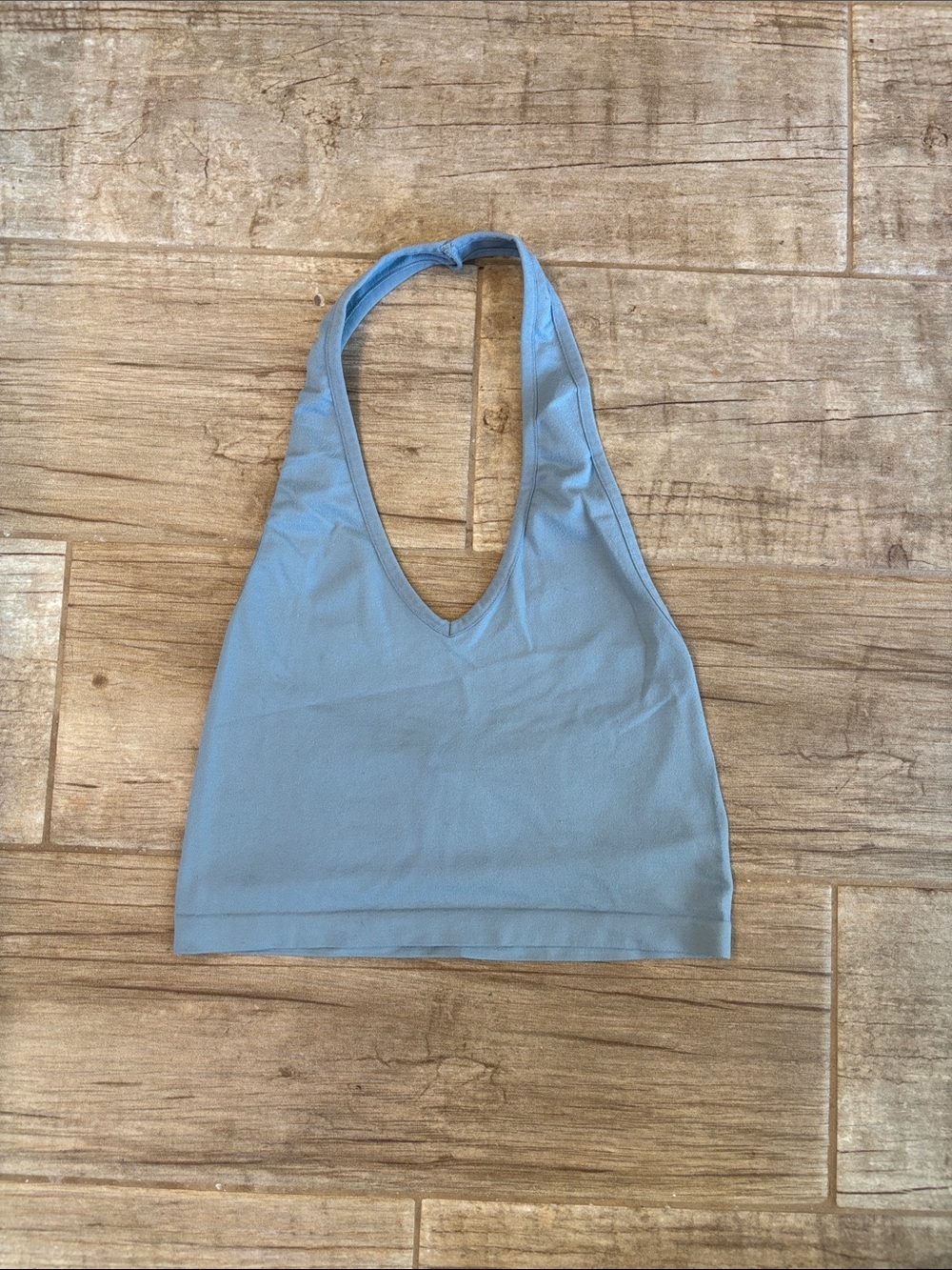 PAC cares Light Blue Halter Bralette Top - Women's Intimates
